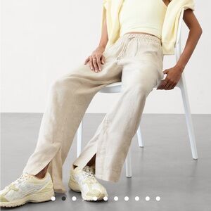 Athleta Retreat Linen Wide Leg Pant